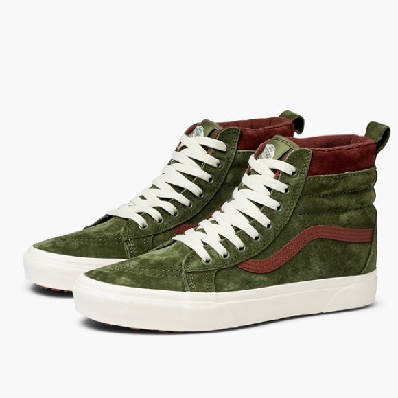 green shoes vans